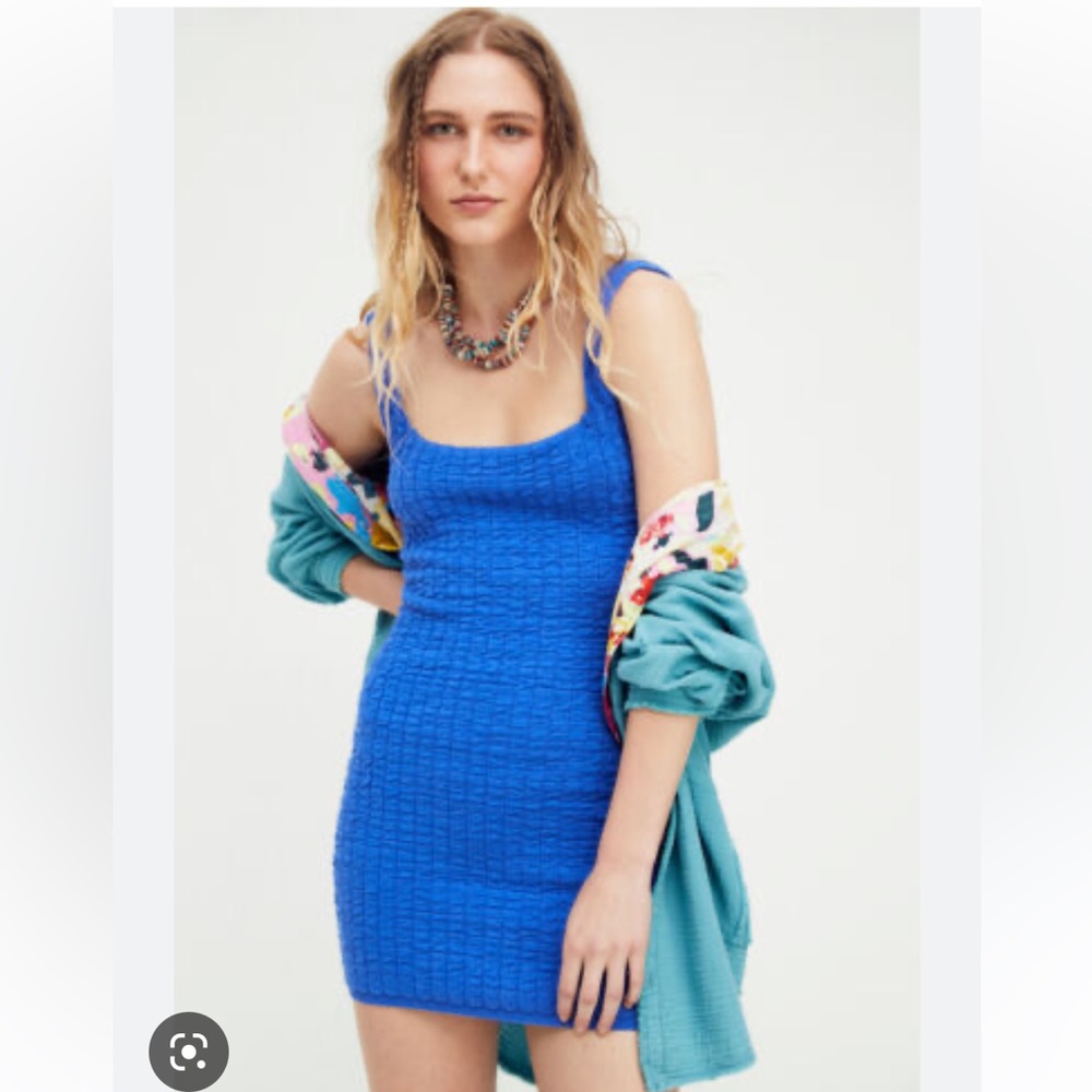 Free People Short N Sweet Sweater Mini Dress